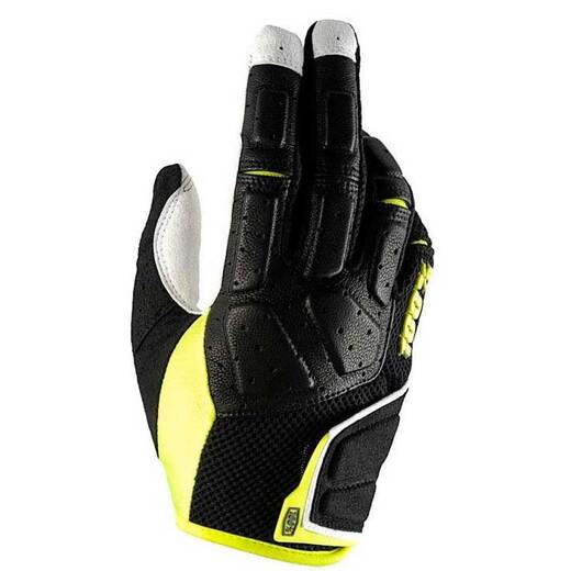 Мотоперчатки 100% Simi Glove Black/Lime S (10003-027-10) pitbikemarket.ru