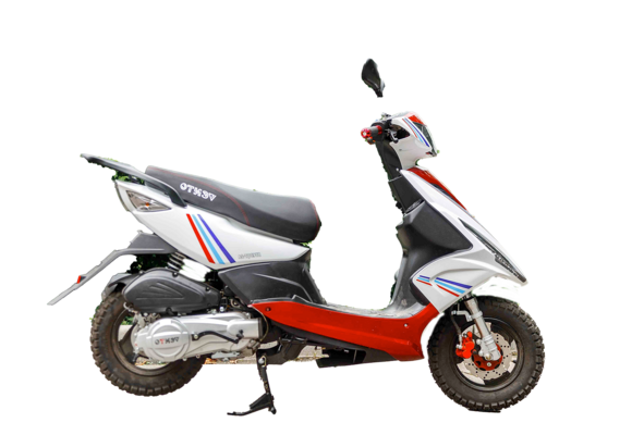 Скутер VENTO CORSA 49 cc (150)  сигнализация Красно-белый pitbikemarket.ru