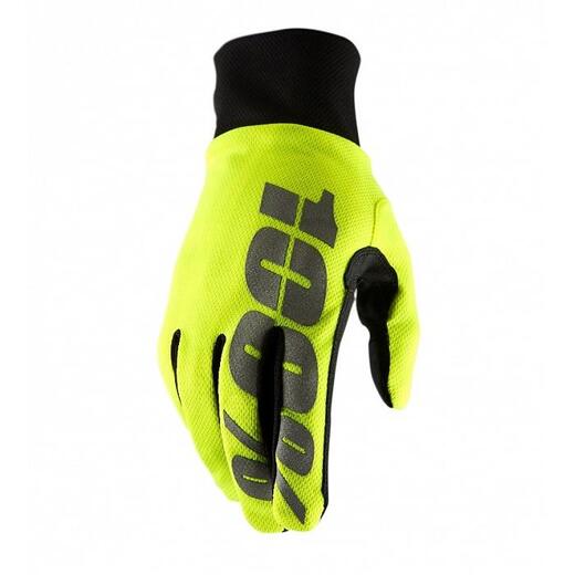 Мотоперчатки 100% Hydromatic Waterproof Glove Neon Yellow S (10011-004-10) pitbikemarket.ru