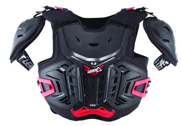 Защита панцирь подростковый Leatt Chest Protector 4.5 Pro Junior (Black/Red, S/M, 2022 (5017120130)) pitbikemarket.ru