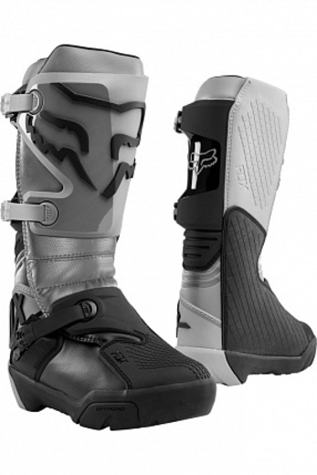 Мотоботы Fox Comp X Boot (Взрослый, 10, серый, 2020 (24012-006-10)) pitbikemarket.ru