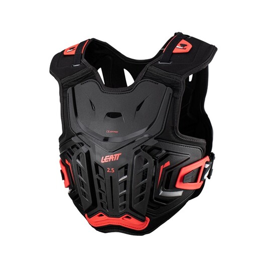 Защита панцирь подростковый Leatt Chest Protector 2.5 Junior (Black/Red, S/M, 2024 (5022151390)) pitbikemarket.ru