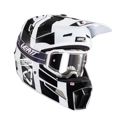 Мотошлем Leatt Moto 3.5 Helmet Kit (Black/White, XL, 2024 (1024060384)) pitbikemarket.ru