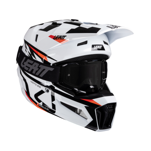 Мотошлем Leatt Moto 3.5 Helmet Kit (White, M, 2025 (1025100542)) pitbikemarket.ru