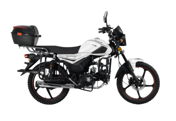 Мопед ROCKOT ALPHA TOURIST M-12 (белый глянцевый) pitbikemarket.ru