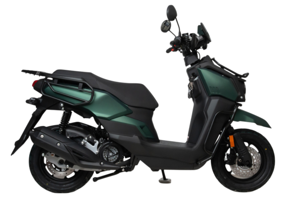 Скутер Motoland TANK 150 зеленый pitbikemarket.ru