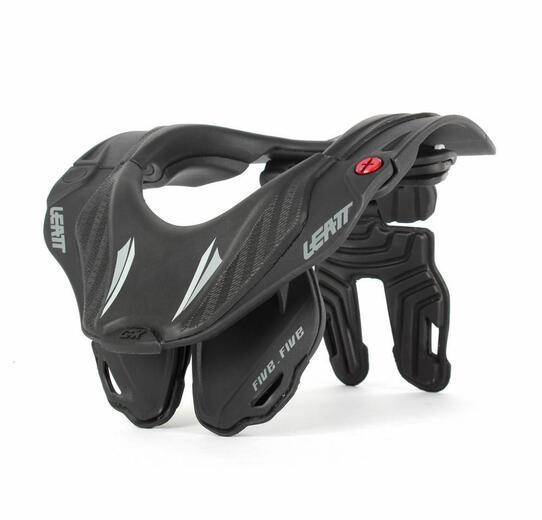 Защита шеи LEATT GPX 5.5 Brace Junior чёрная/серая (юниорская) pitbikemarket.ru