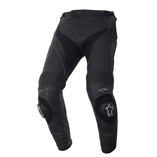 Мотобрюки кожаные MISSILE V2 LEATHER PANTS черные, 10, 48 pitbikemarket.ru