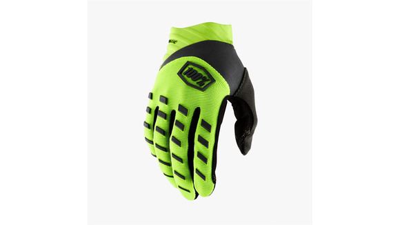 Мотоперчатки 100% Airmatic Glove (Fluo Yellow/Black, L, 2022 (10000-00012)) pitbikemarket.ru