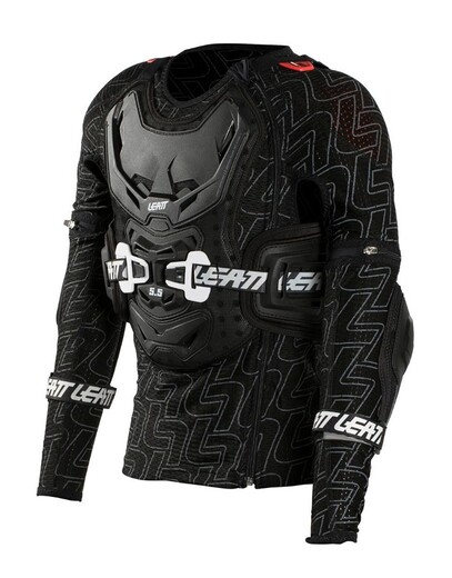 Защита панцирь подростковый Leatt Body Protector 5.5 Junior (2020) Подростковый, S/M, черный, 2020 (5019410100) pitbikemarket.ru
