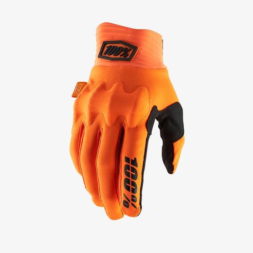 Мотоперчатки 100% Cognito D3O Glove (Fluo Orange/Black, S, 2021 (10013-260-10)) pitbikemarket.ru