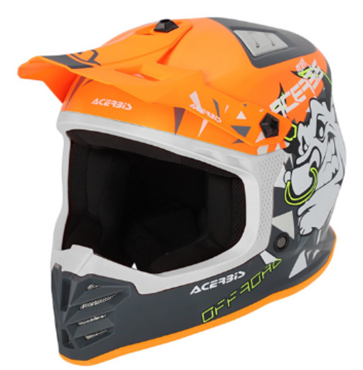 Шлем детский Acerbis PROFILE JUNIOR Orange/Grey, S (47-48) pitbikemarket.ru