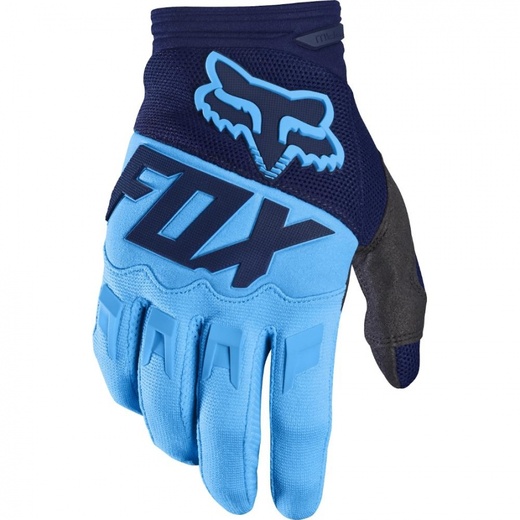 Перчатки Fox Dirtpow aqua blue M pitbikemarket.ru